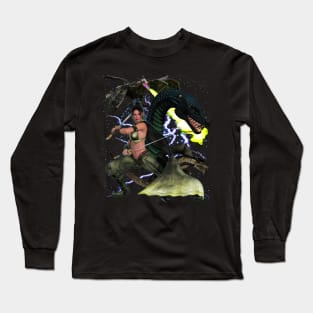 A genuinely sick dragon warrior princess Long Sleeve T-Shirt